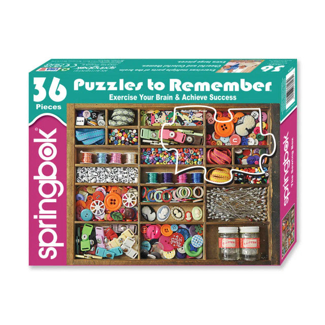 Springbok 43-36023 The Sewing Box 36 Piece Puzzle