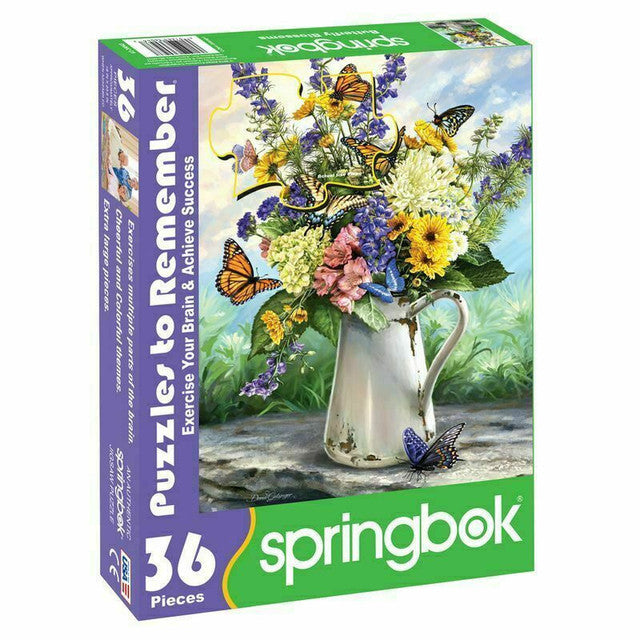 Springbok 43-36043 Butterfly Blossom 36 Piece Puzzle
