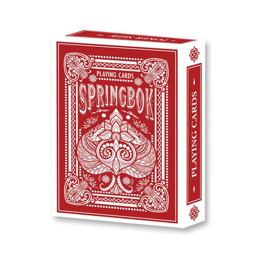 Springbok Red Standard Playing Cards
