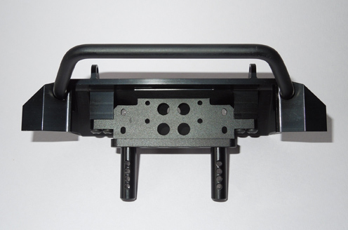 SSD RC 239 Aluminum TRX4 / SCX10 II Rock Shield Winch Bumper
