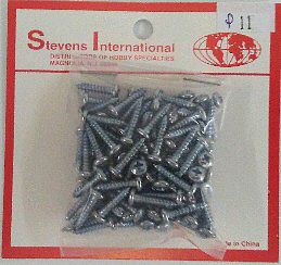Stevens P11 Track Screws for Lionel O-27 & O (100 Pack)