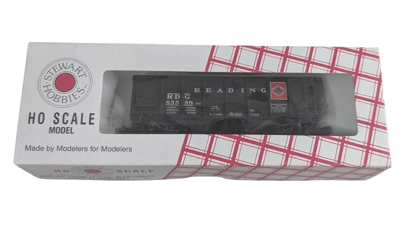 Stewart HO Scale 55 Ton Fish Belly Hopper Kit Reading RDG - NOS