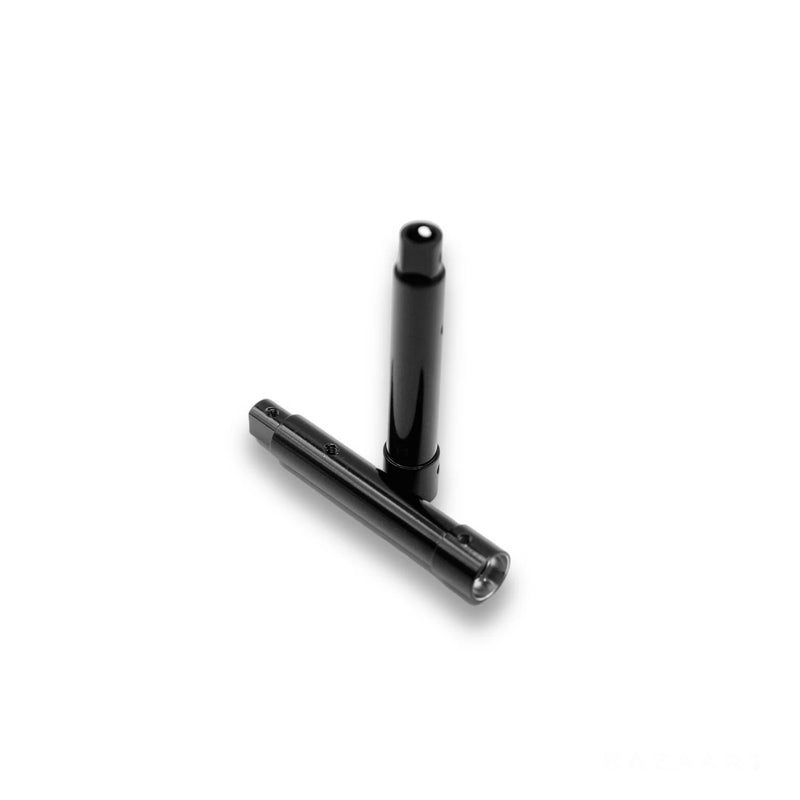 STRC SPTSTA232082BR Black CNC Machined Brass Rear Axle Tubes for SCX10 Pro 4x4 Kit