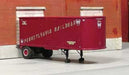 Sylvan Scale Models T-002 HO Scale 1954 Fruehauf Dura Van PRR 26' Piggyback Trailer Resin Kit
