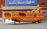 Sylvan Scale Models T-025 HO Scale 1940's Mechanical Handling Systems MHS Auto Carrier Trailer Resin Kit