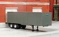 Sylvan Scale Models T-027 HO Scale 1950's 30' Tandem-Axle Piggyback Trailer Undecorated Resin Kit