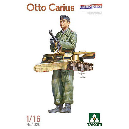 Takom 1020 1/16 Otto Carius Figure Model Kit
