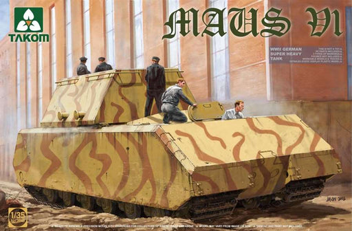 Takom 2049 1/35 WWII German Super Heavy Tank Maus V1 Model Kit