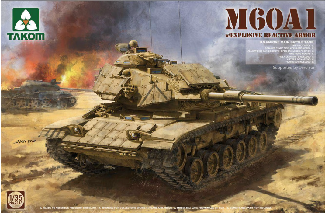 Takom 2113 1/35 M60A1 with ERA Model Kit