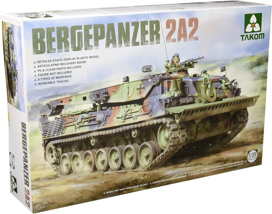 Takom 2135 1/35 Bergepanzer 2A2 Tank Model Kit