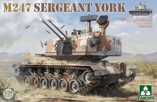 Takom 2160 1/35 M247 Sergeant York Tank Model Kit