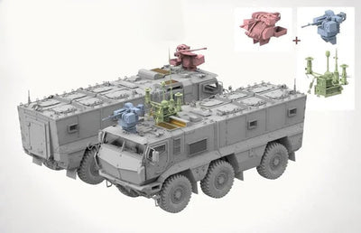 Takom 2173 1/35 KAMAZ Typhoon-K with 377vm & RCWS 2n1 Model Kit