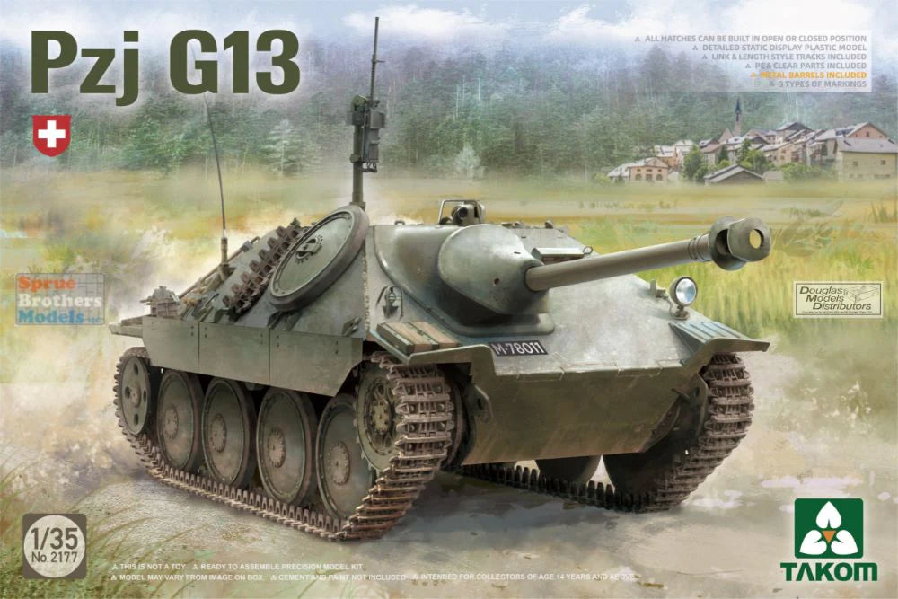 Takom 2177 1/35 Pzj G13 Tank Destroyer Model Kit