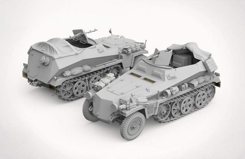 Takom 2184 1/35 Sd.Kfz.250/1 Half Track with Figure Model Kit