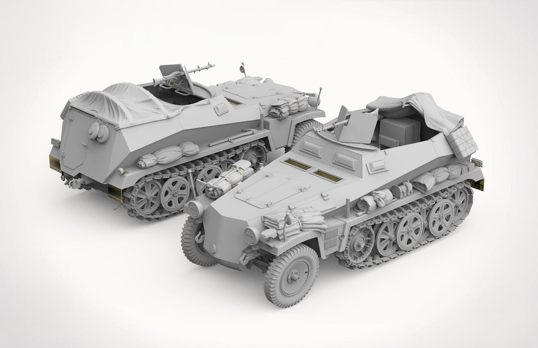 Takom 2184 1/35 Sd.Kfz.250/1 Half Track with Figure Model Kit