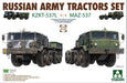 Takom 5003 1/72 Russian KZKT-53L & MAZ-537 Tractors Model Kit