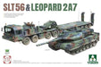 Takom 5011 1/72 SLT56 Tank Transporter & Leopard Tank Model Kit
