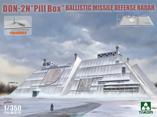 Takom 6010 1/350 DON-2N Pill Box Missile Defense Radar Station Model Ship Kit
