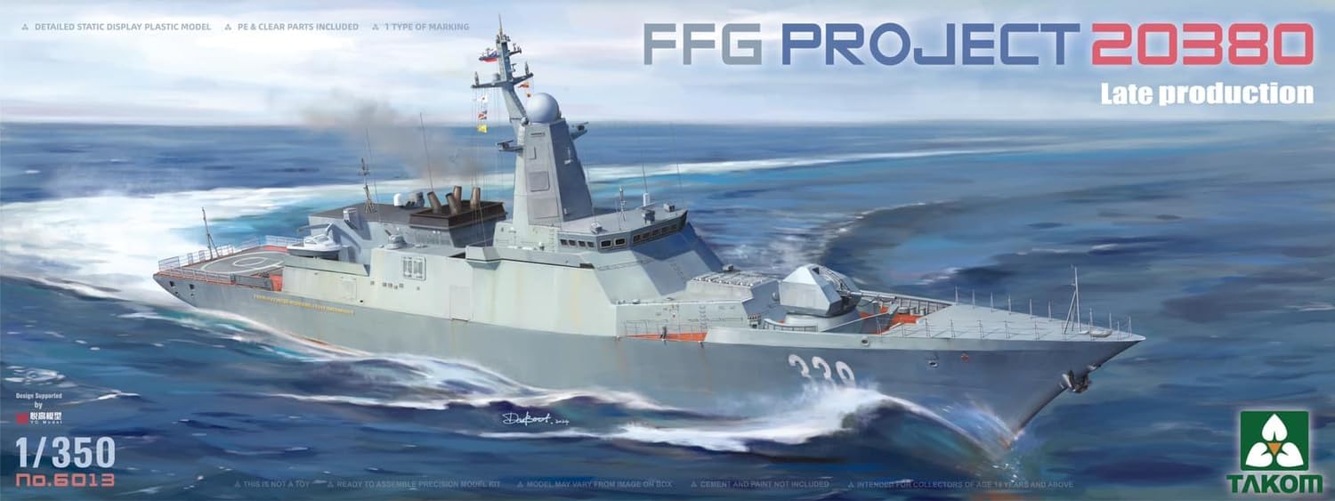 Takom 6013 1/350 FFG Project 20380 (Late) Corvette Model Ship Kit