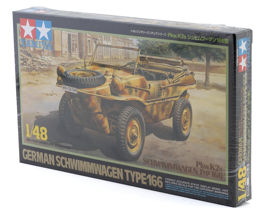 Tamiya 32506 1/48 German Schwimmwagen Type 166 Armored Vehicle Plastic Model Kit