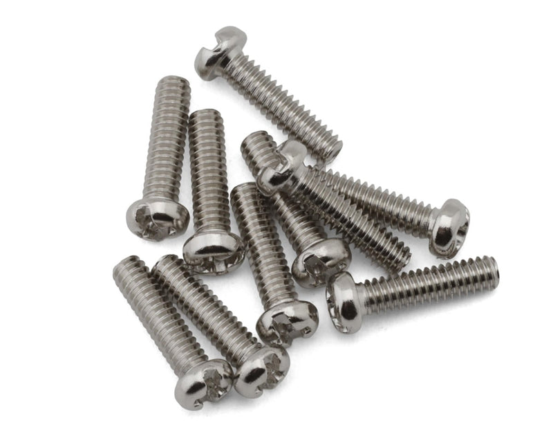 Tamiya 9805556 2x8mm Button Head Philips Screws (10 Pack)