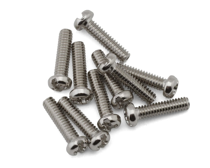 Tamiya 9805556 2x8mm Button Head Philips Screws (10 Pack)