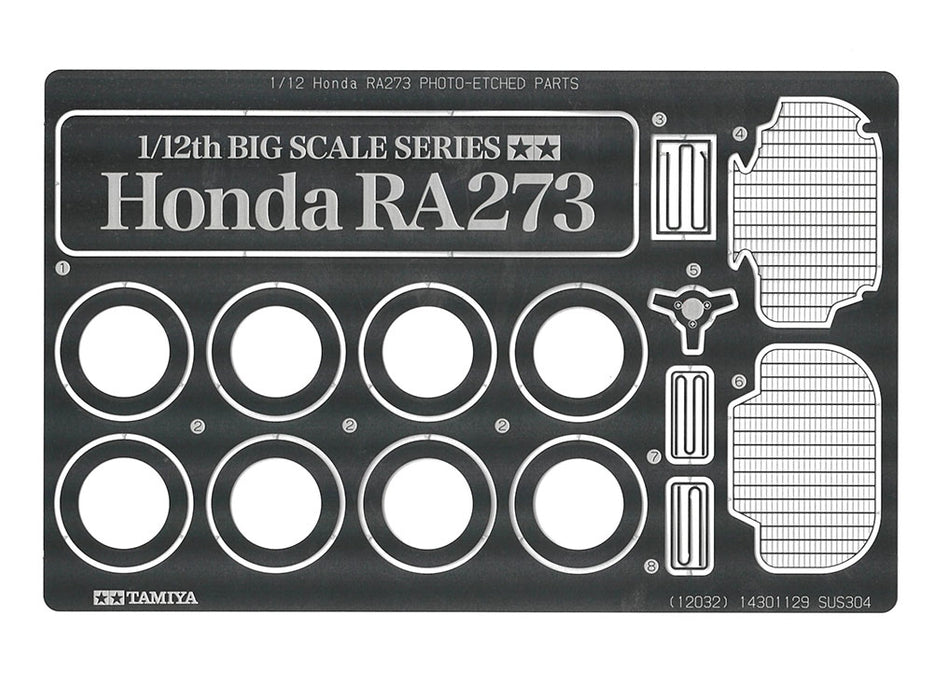 Tamiya 12032 1/12 Honda RA273 Model Kit with Photo-Etched Parts