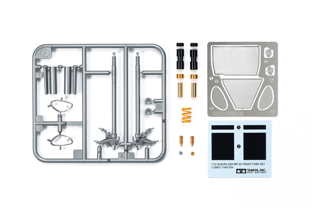 Tamiya 12691 1/12 Suzuki GSX-RR ’20 Front Fork Upgrade Set