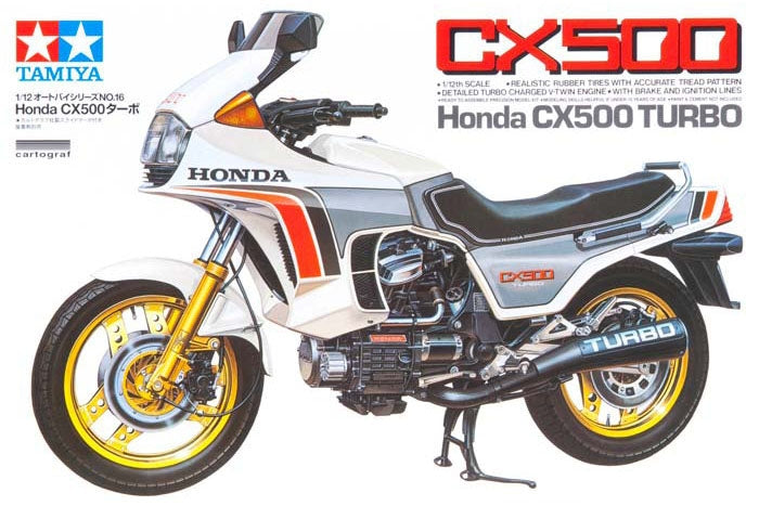 Tamiya 14016 1/12 Honda CX500 Turbo Model Motorcycle Kit