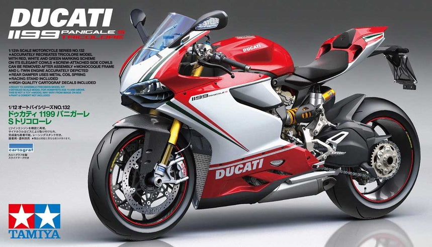 Tamiya 14132 1/12 Ducati 1199 Panigale S Model Motorcycle Kit