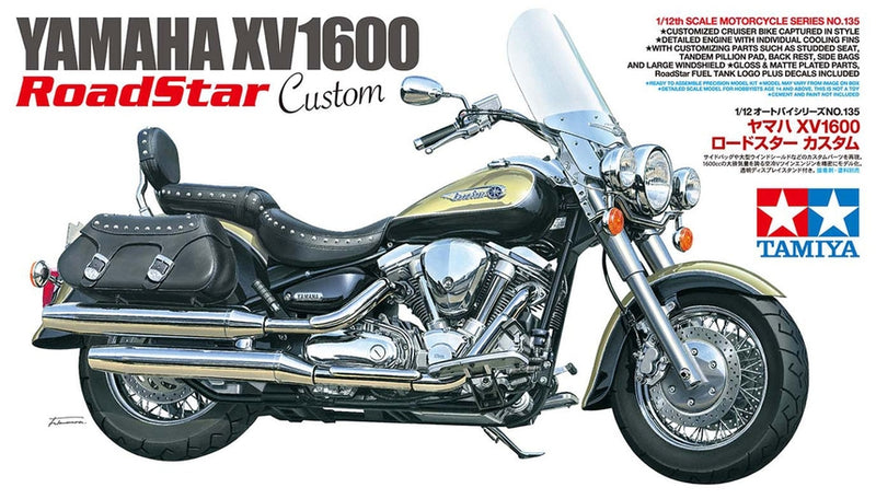 Tamiya 14135 1/12 Yamaha XV1600 Road Star Custom Motorcycle Kit