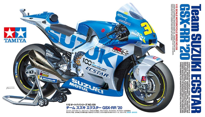 Tamiya 14139 1/12 Team Suzuki ECSTAR GSX-RR '20 Motorcycle Kit