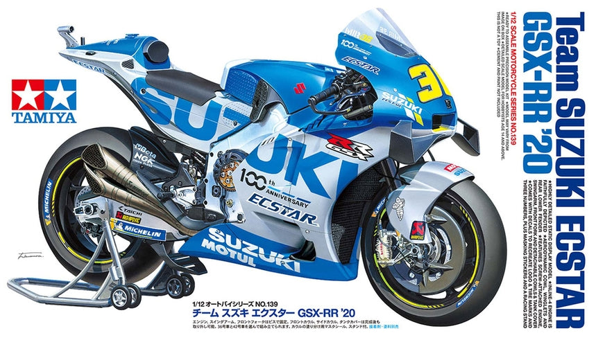 Tamiya 14139 1/12 Team Suzuki ECSTAR GSX-RR '20 Motorcycle Kit