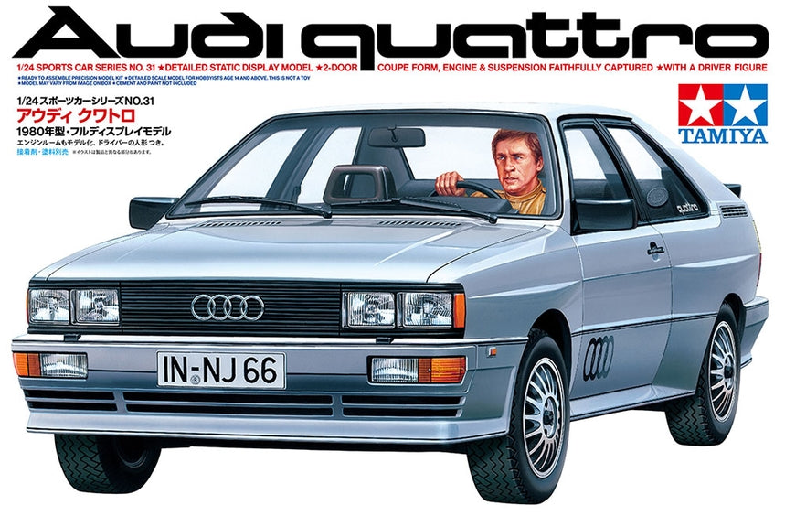 Tamiya 24031 1/24 Audi Quattro Model Kit