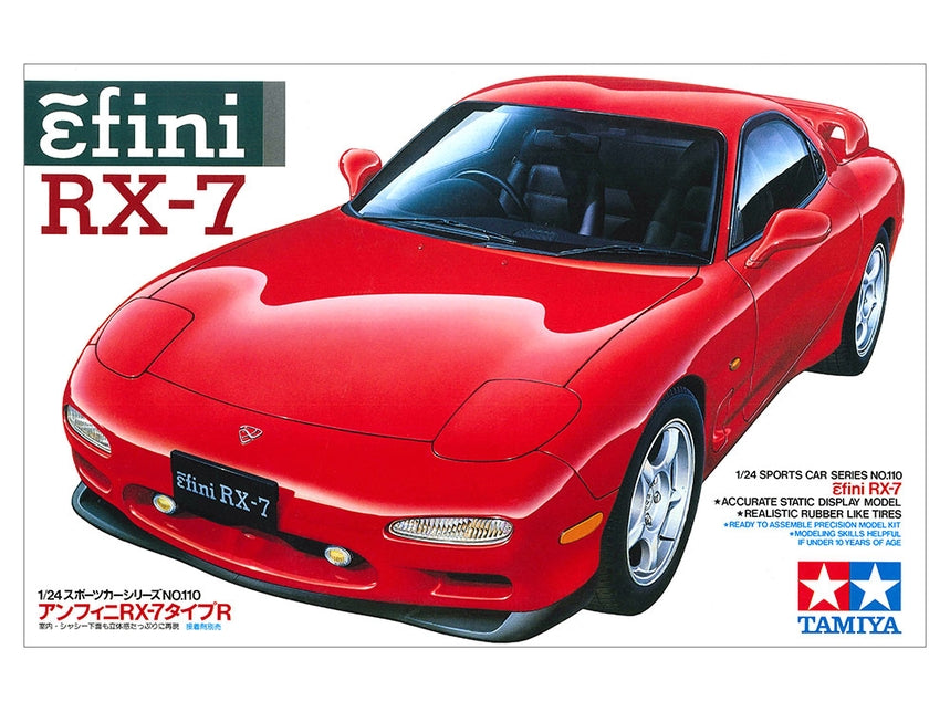 Tamiya 24110 1/24 Mazda Efini RX-7 Model Car Kit