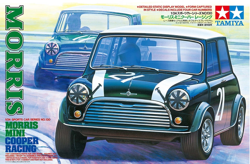 Tamiya 24130 1/24 Morris Mini Cooper Racing Limited Plastic Model Car Kit