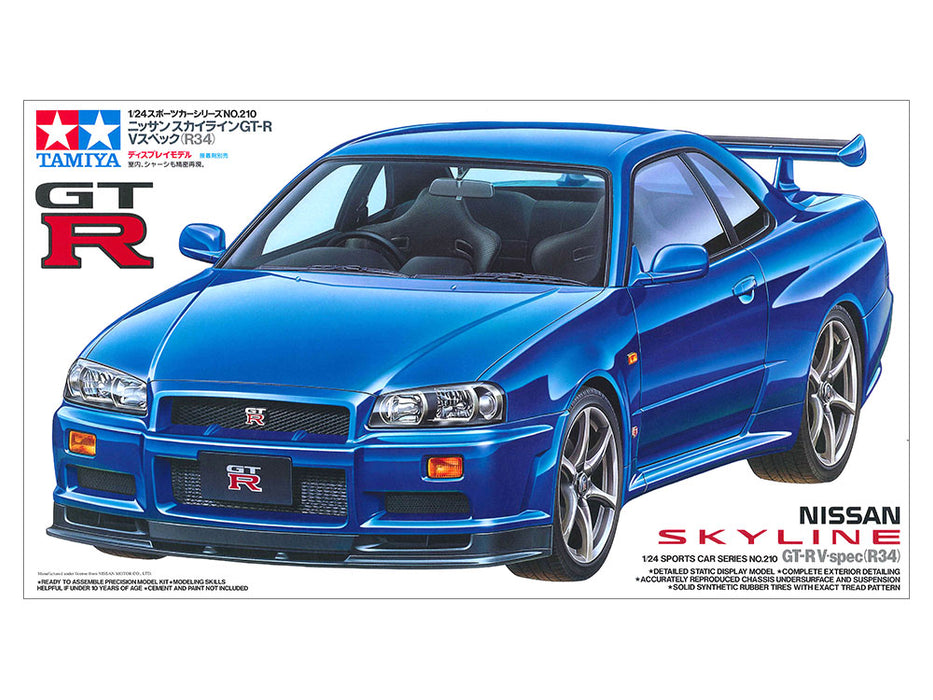 Tamiya 24210 1/24 Nissan Skyline GT-R V-Spec Model Kit