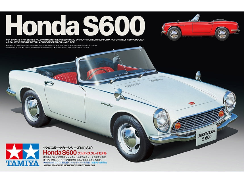 Tamiya 24340 1/24 Honda S600 Model Car Kit