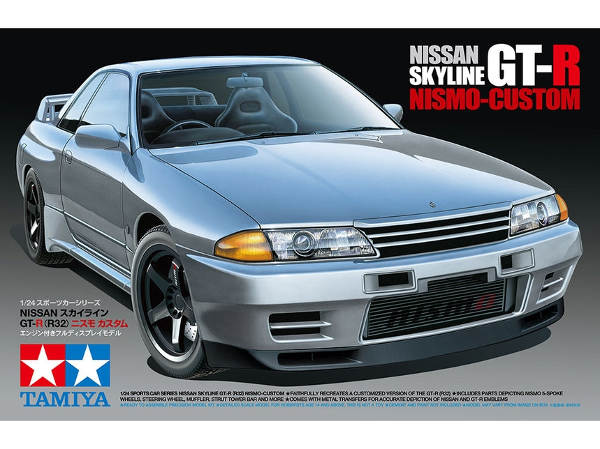 Tamiya 24341 1/24 Nissan Skyline GT-R (R32) Plastic Model Kit