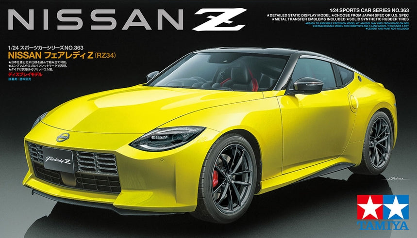 Tamiya 24363 1/24 Nissan Z Plastic Model Kit