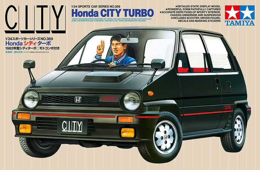 Tamiya 24369 1/24 Honda City Turbo Model Car Kit