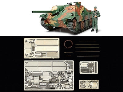 Tamiya 25156 1/35 TD Hetzer Mid Prod. Model Tank Kit with Photo Etched Parts