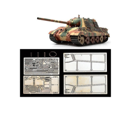 Tamiya 25162 1/35 German Destroyer Jagdtiger Model Tank Kit with Photo Etched Parts