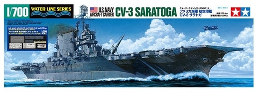 Tamiya 25179 1/700 Us Carrier Cv-3 Saratoga with P.E.