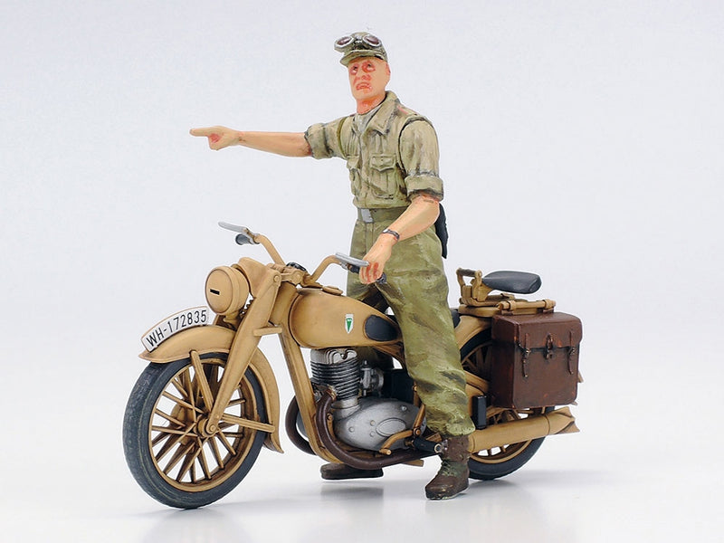 Tamiya 25208 1/48 German Panzer IV Ausf.F Motorcycle Set Model Kit