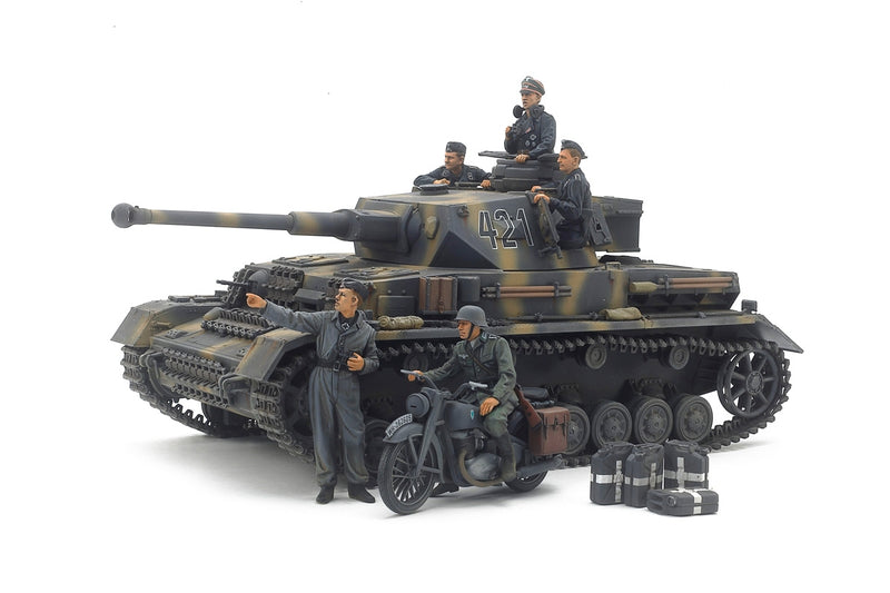 Tamiya 25209 1/48 German Panzer IV Ausf.G Early Motorcycle Set Model Kit