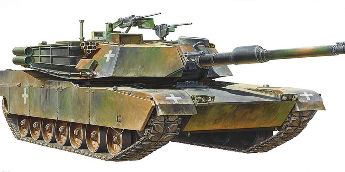 Tamiya 25216 1/35 Ukraine M1A1 Abrams Tank Plastic Model Kit