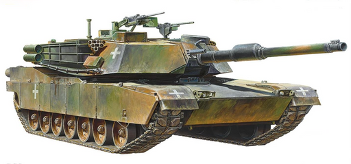 Tamiya 25216 1/35 Ukraine M1A1 Abrams Tank Plastic Model Kit