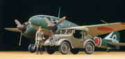 Tamiya 25217 1/48 Mitsubishi Ki-46 III Type 100 & 4x4 Light Vehicle Kurog Model Kit