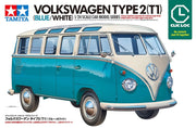 Tamiya 28102 1/24 Volkswagen T1 Type 2 Blue/White Snap (CLIC LOC) Model Kit